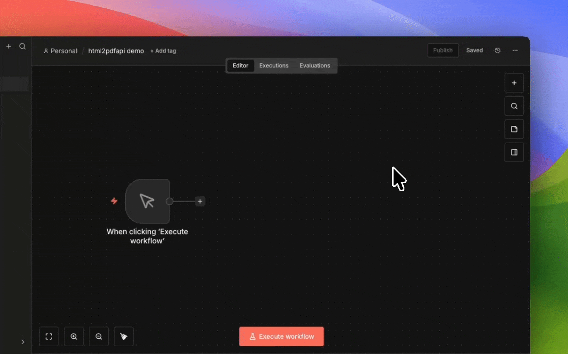 Adding HTTP Request node in n8n